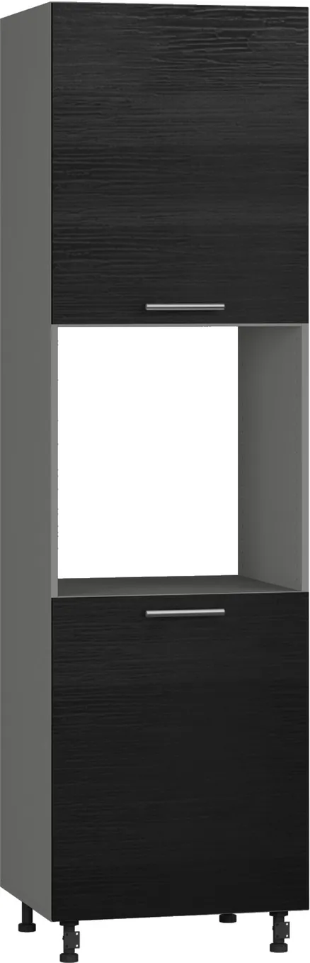 Кухонный шкаф модульной системы BlanKit D60C.h214.2D Graphite+OakBlack.381