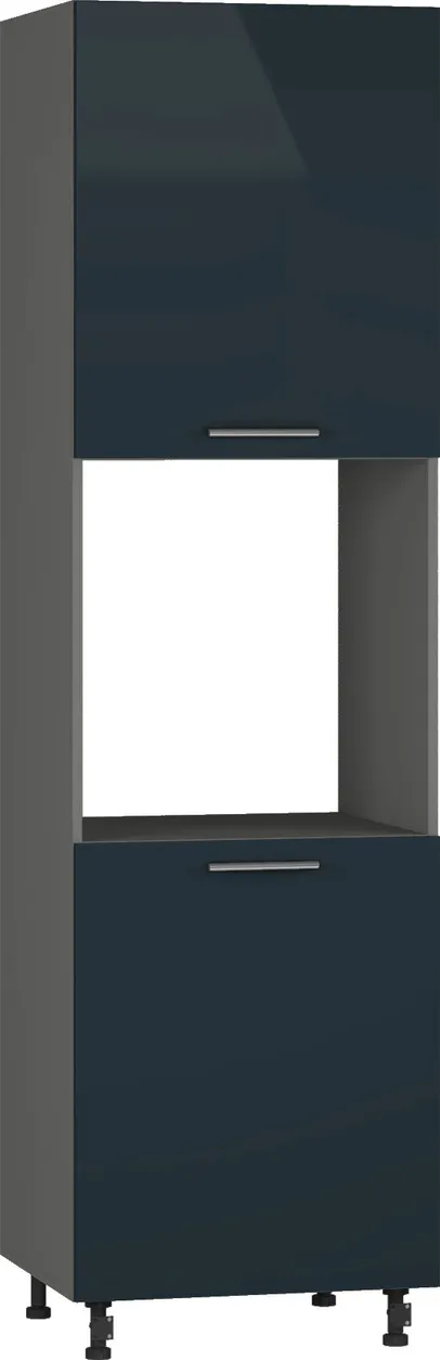 Кухонный шкаф модульной системы BlanKit D60C.h214.2D Graphite+Storm.G293