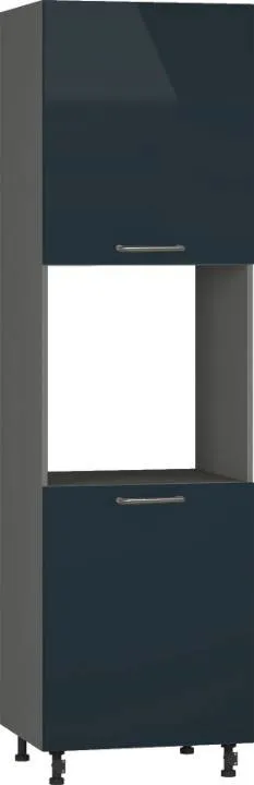 Кухонный шкаф модульной системы BlanKit D60C.h214.2D Graphite+Storm.G293 U4