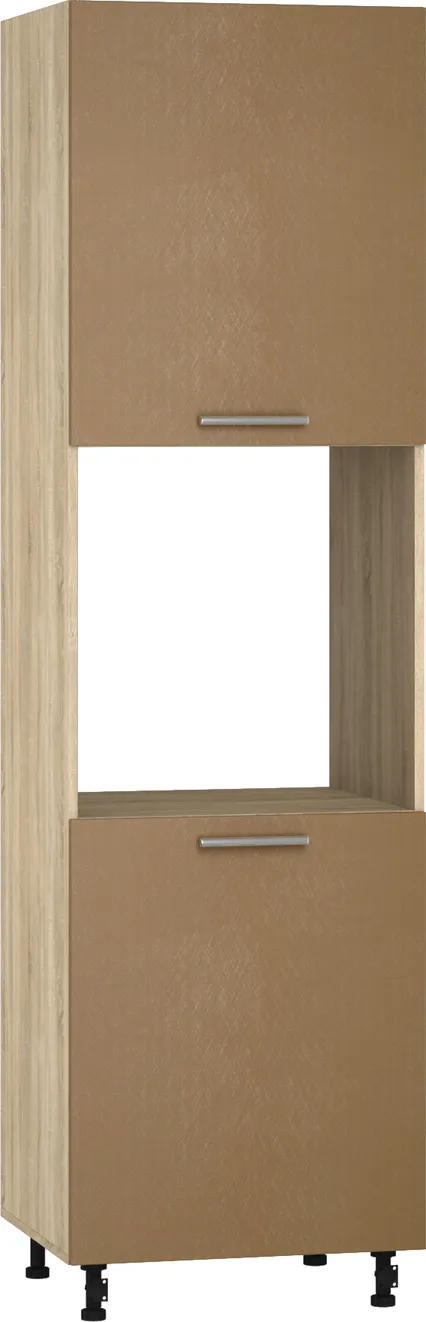 Кухонный шкаф модульной системы BlanKit D60C.h214.2D Sonoma+BrushCaramel.M378