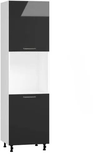 Кухонный шкаф модульной системы BlanKit D60C.h214.2D White+Graphite.G399 U4