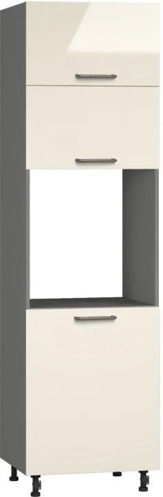 Кухонный шкаф модульной системы BlanKit D60C.h214 Graphite+Beige.G406 U4