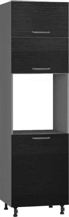Кухонный шкаф модульной системы BlanKit D60C.h214 Graphite+OakBlack.381 U4