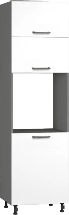 Кухонный шкаф модульной системы BlanKit D60C.h214 Graphite+OakWhite.266 U4