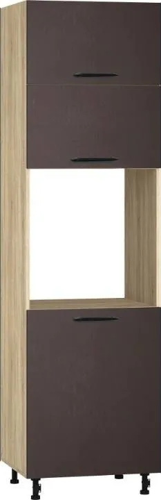 Кухонный шкаф модульной системы BlanKit D60C.h214 Sonoma+BrushBronze.M369 M