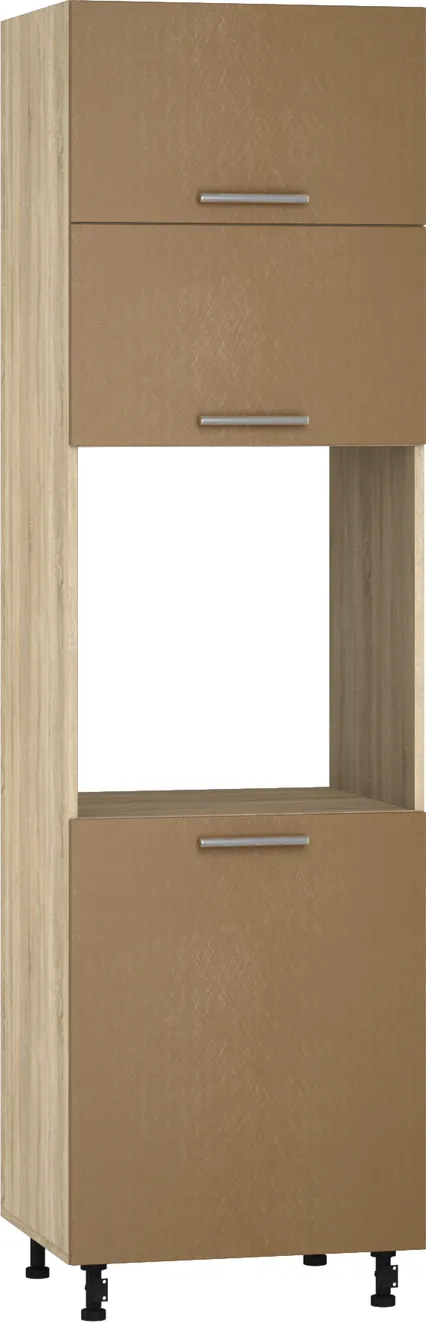 Кухонный шкаф модульной системы BlanKit D60C.h214 Sonoma+BrushCaramel.M378