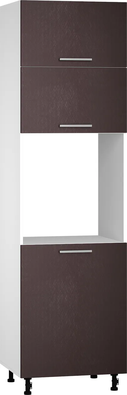 Кухонный шкаф модульной системы BlanKit D60C.h214 White+BrushBronze.M369