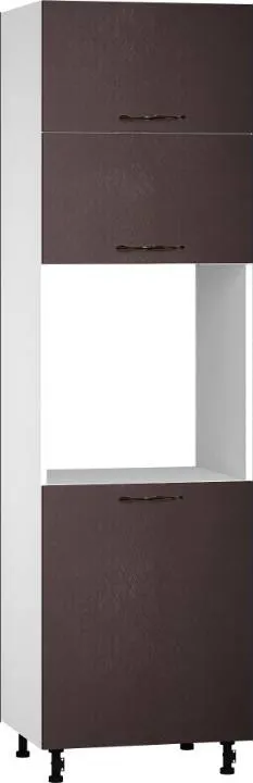 Кухонный шкаф модульной системы BlanKit D60C.h214 White+BrushBronze.M369 M2