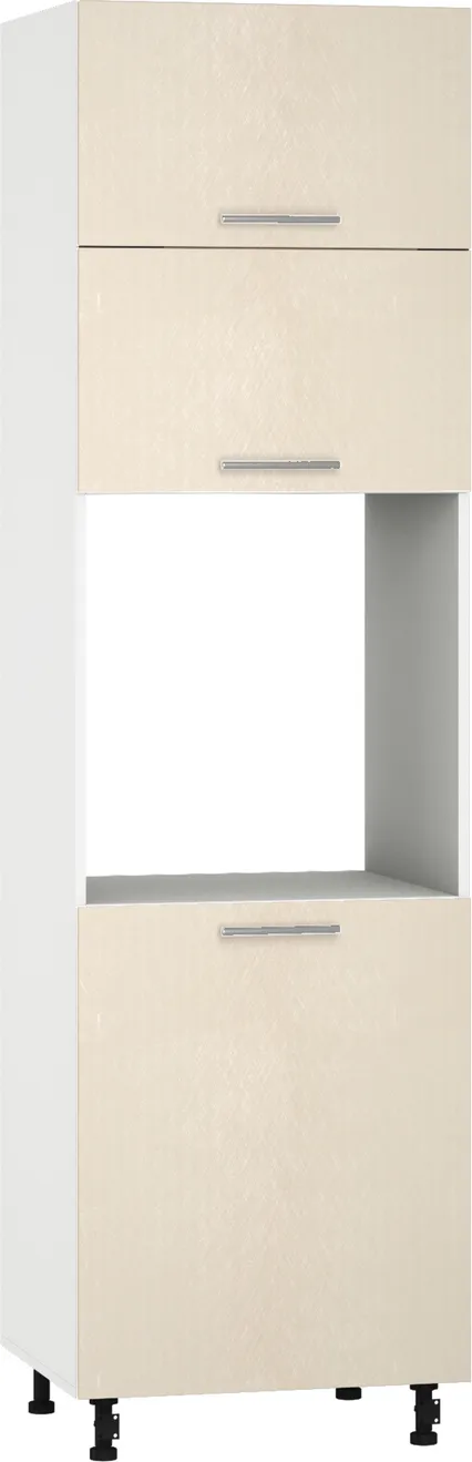 Кухонный шкаф модульной системы BlanKit D60C.h214 White+BrushCreamy.M273
