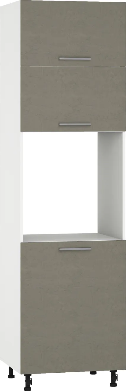 Кухонный шкаф модульной системы BlanKit D60C.h214 White+Cement Gothic.M389