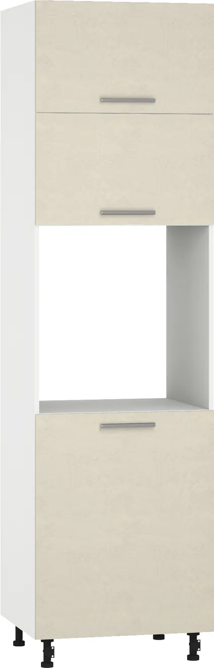 Кухонный шкаф модульной системы BlanKit D60C.h214 White+CementAlmonds.M283