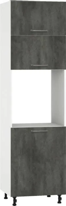 Кухонный шкаф модульной системы BlanKit D60C.h214 White+CementDark.M361 U4