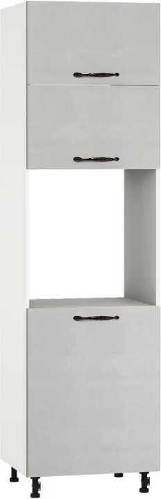 Кухонный шкаф модульной системы BlanKit D60C.h214 White+Concrete cream.353 M2