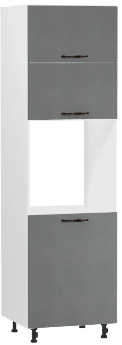 Кухонный шкаф модульной системы BlanKit D60C.h214 White+Concrete gray.352 M2