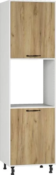 Кухонный шкаф модульной системы BlanKit D60C.h214 White+Oak Kraft Gold К003 M2