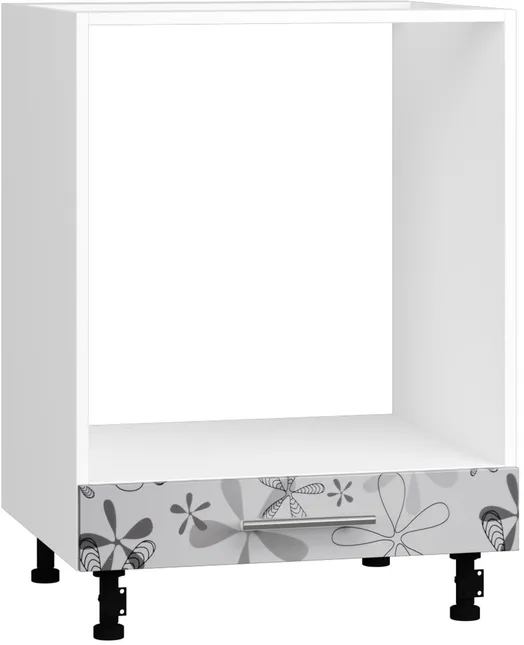 Кухонный шкаф модульной системы BlanKit D60C White+Flower.G432