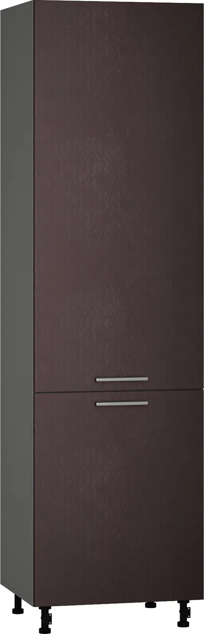 Кухонный шкаф модульной системы BlanKit D60L.h214 Graphite+BrushBronze.M369