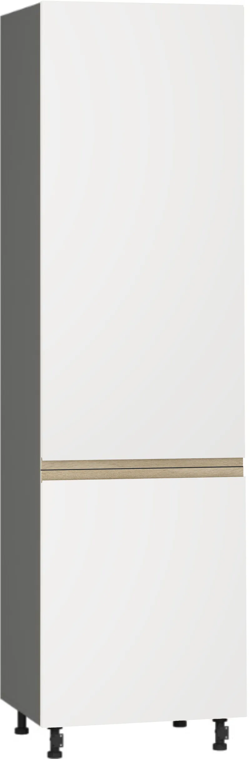 Кухонный шкаф модульной системы BlanKit D60L.h214 Graphite+JPull.White.M