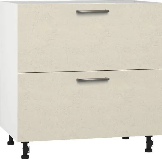 Кухонный шкаф модульной системы BlanKit D80.s2 White+CementAlmonds.M283 U4