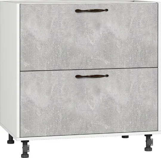 Кухонный шкаф модульной системы BlanKit D80.s2 White+Industrial SG M2