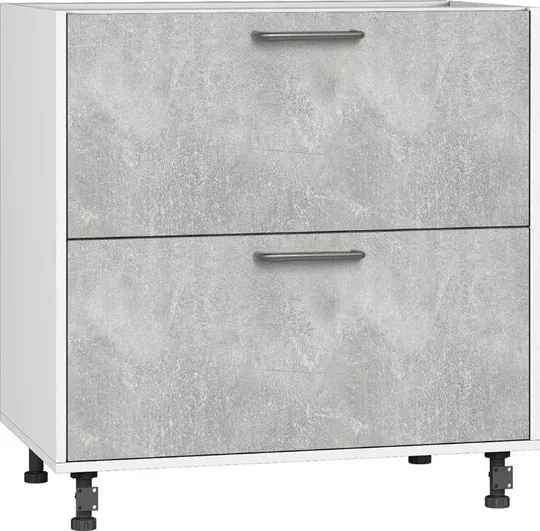 Кухонный шкаф модульной системы BlanKit D80.s2 White+Industrial SG U4