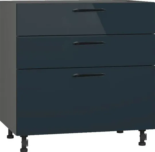 Кухонный шкаф модульной системы BlanKit D80.s3 Graphite+Storm.G293 M