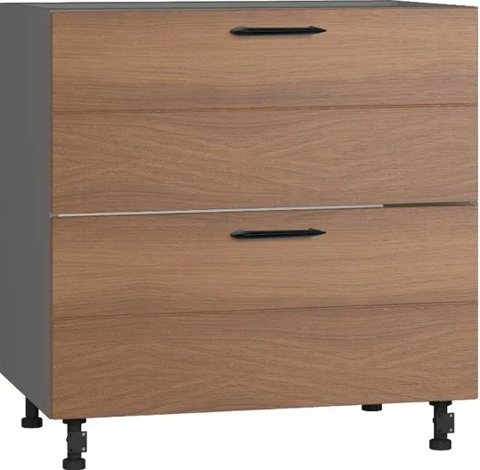 Кухонный шкаф модульной системы BlanKit D80.Ts2 Graphite+Chicory dark.395 M