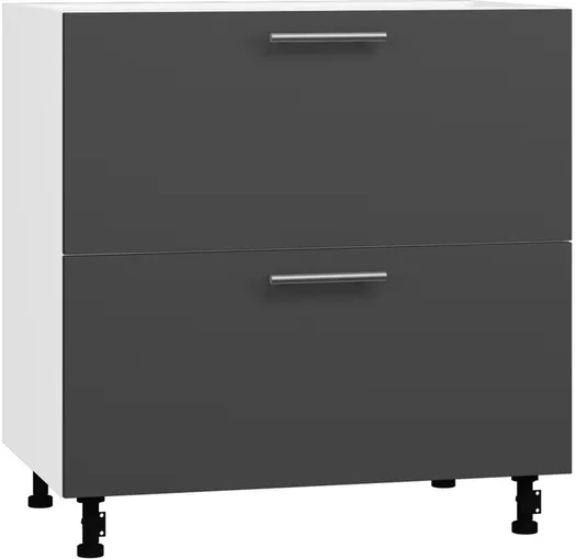 Кухонный шкаф модульной системы BlanKit D80.Ts2 White+Graphite.M702