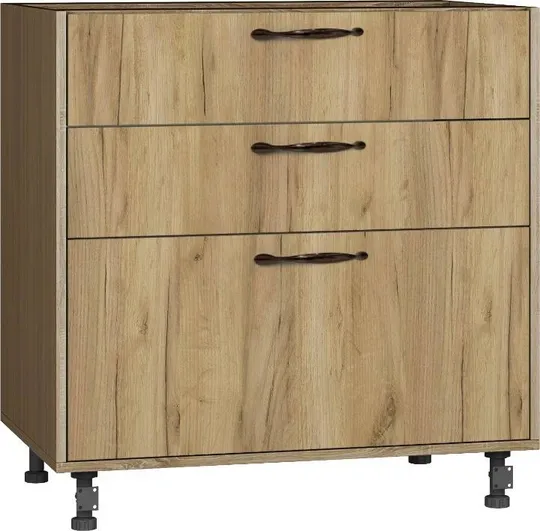 Кухонный шкаф модульной системы BlanKit D80.Ts3 Sonoma+Oak Kraft Gold К003 M2