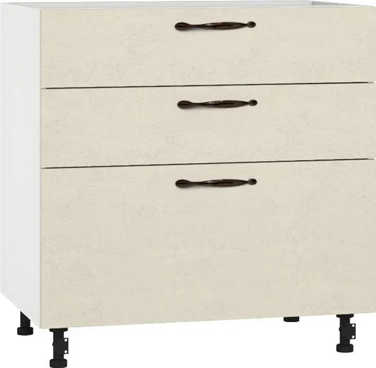 Кухонный шкаф модульной системы BlanKit D80.Ts3 White+CementAlmonds.M283 M2