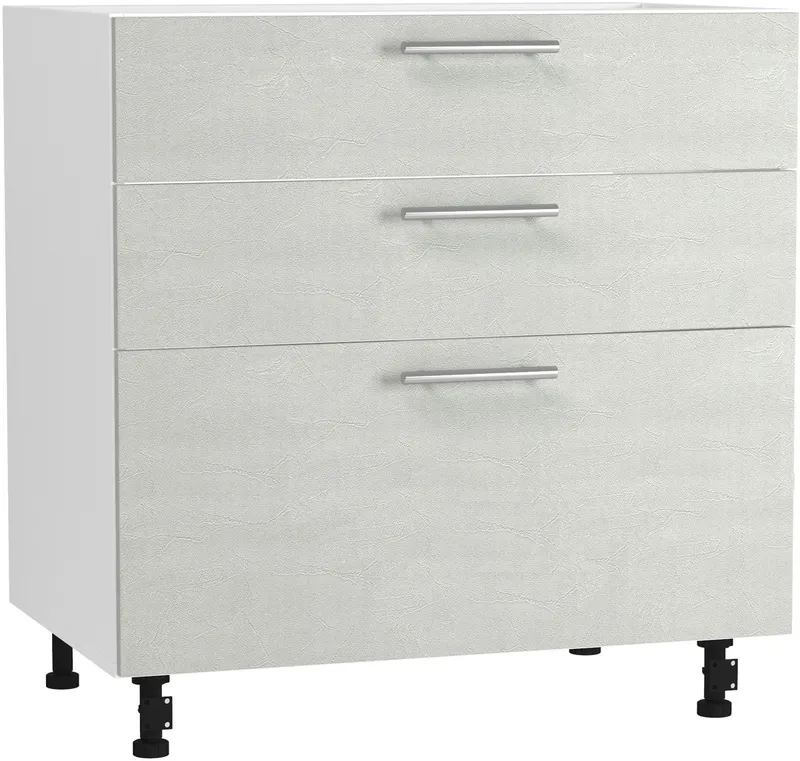 Кухонный шкаф модульной системы BlanKit D80.Ts3 White+Concrete cream.353