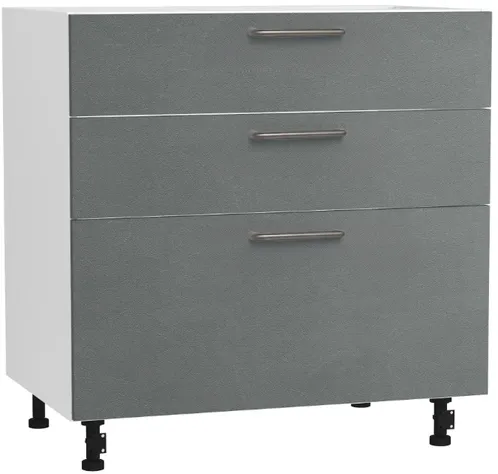 Кухонный шкаф модульной системы BlanKit D80.Ts3 White+Concrete gray.352 U4