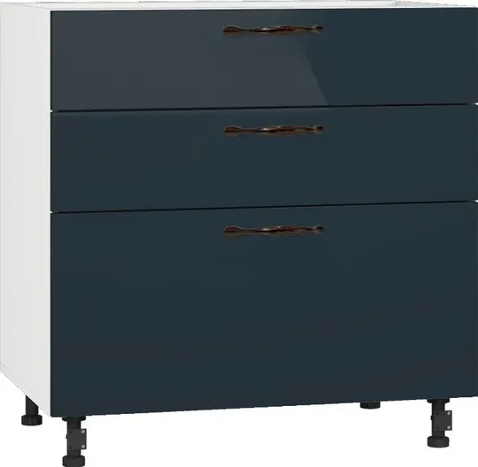 Кухонный шкаф модульной системы BlanKit D80.Ts3 White+Storm.G293 M2