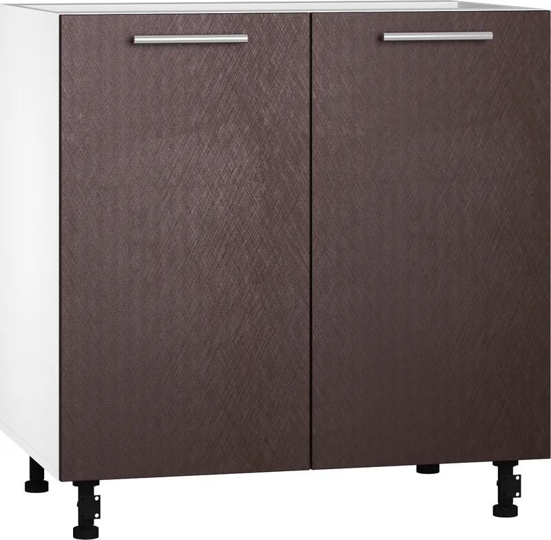 Кухонный шкаф модульной системы BlanKit D80 White+BrushBronze.M369