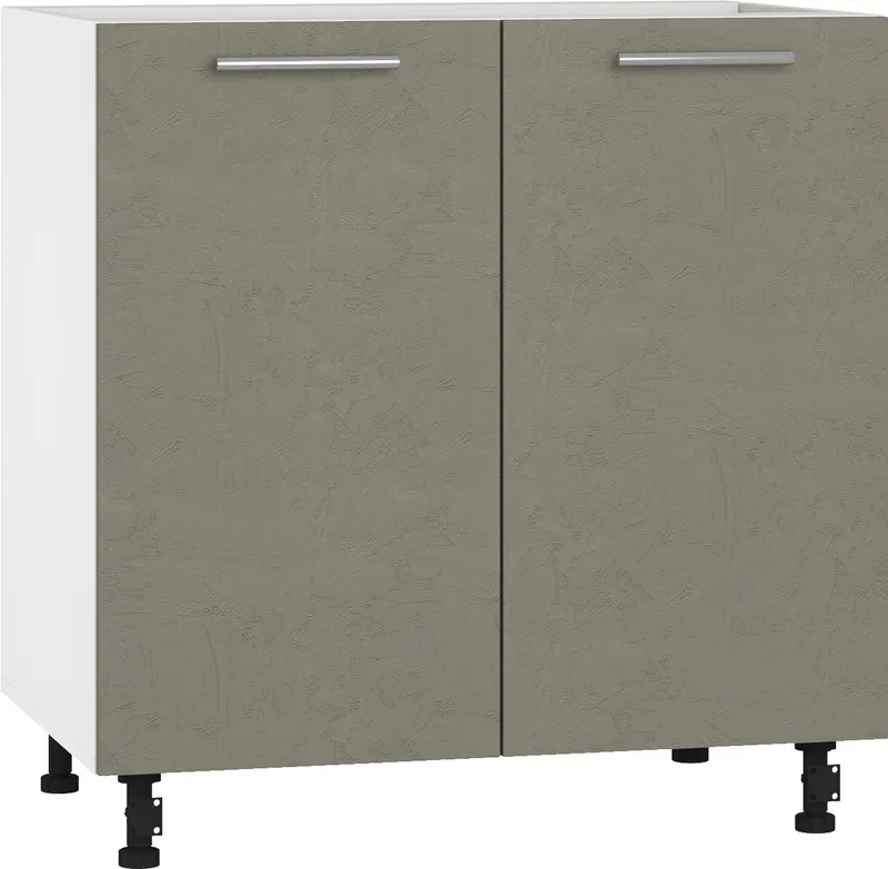 Кухонный шкаф модульной системы BlanKit D80 White+Cement Gothic.M389
