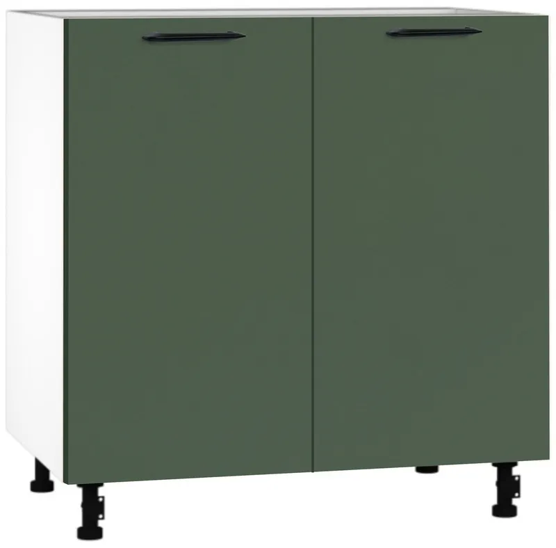 Кухонный шкаф модульной системы BlanKit D80 White+GreenSmoky.M356 M