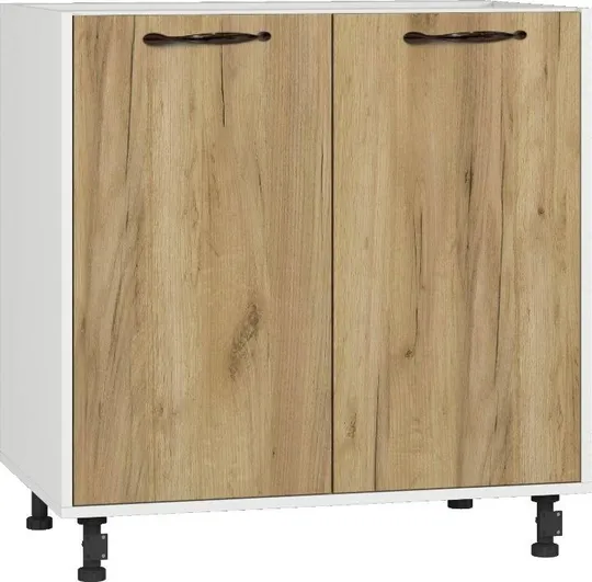 Кухонный шкаф модульной системы BlanKit D80 White+Oak Kraft Gold К003 M2
