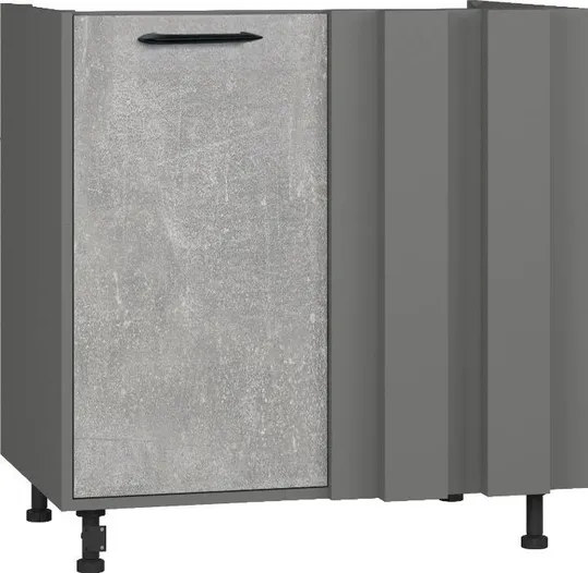 Кухонный шкаф модульной системы BlanKit D80N Graphite+Industrial SG M
