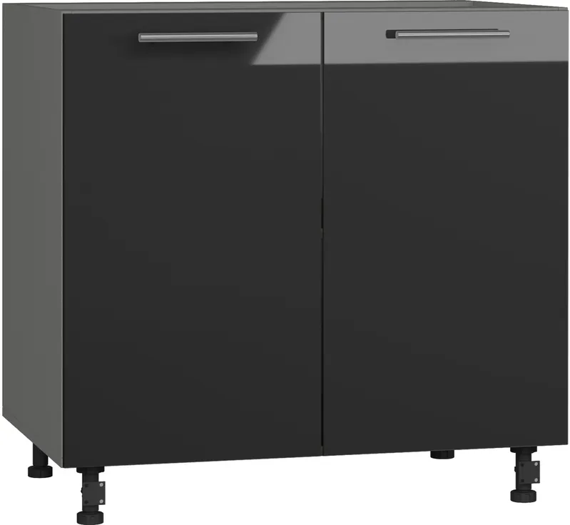 Кухонный шкаф модульной системы BlanKit D90 Graphite+Graphite.G399 R128