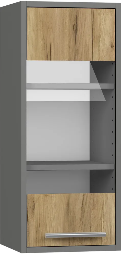 Кухонный шкаф модульной системы BlanKit G30W Graphite+Oak Kraft Gold К003