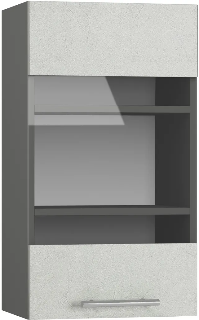 Кухонный шкаф модульной системы BlanKit G40W Graphite+Concrete cream.353