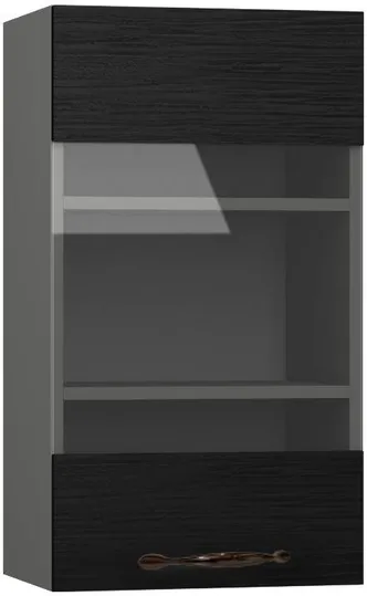 Кухонный шкаф модульной системы BlanKit G40W Graphite+OakBlack.381 M2