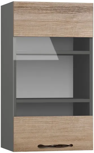 Кухонный шкаф модульной системы BlanKit G40W Graphite+Sequoia.270 M2