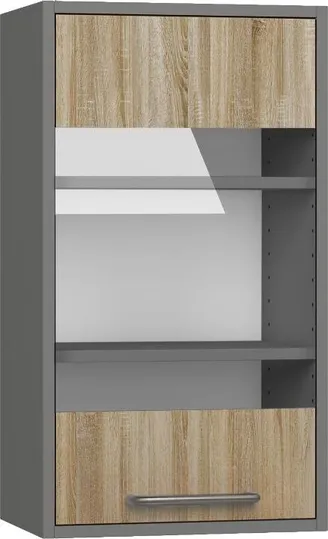 Кухонный шкаф модульной системы BlanKit G40W Graphite+Sonoma.3025 U4