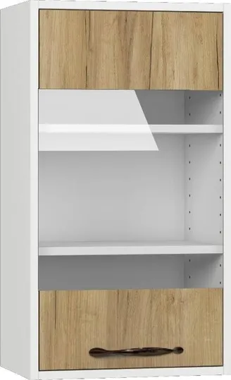 Кухонный шкаф модульной системы BlanKit G40W White+Oak Kraft Gold К003 M2