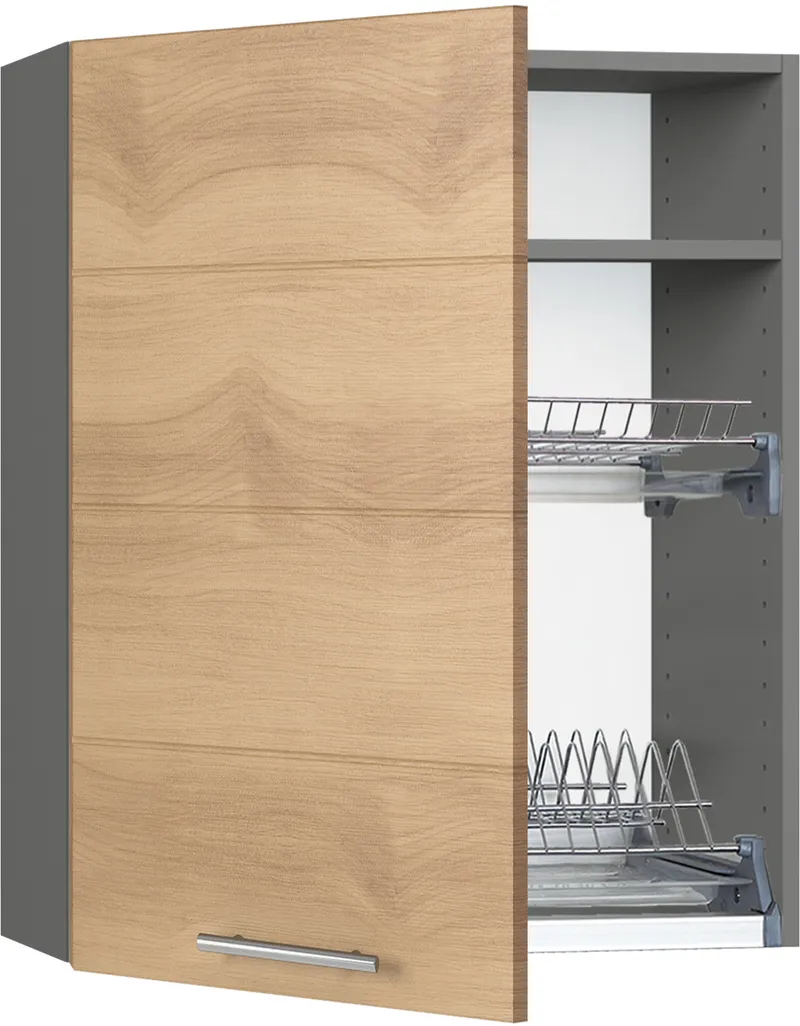 Кухонный шкаф модульной системы BlanKit G60.1.D Graphite+Chicory light.394