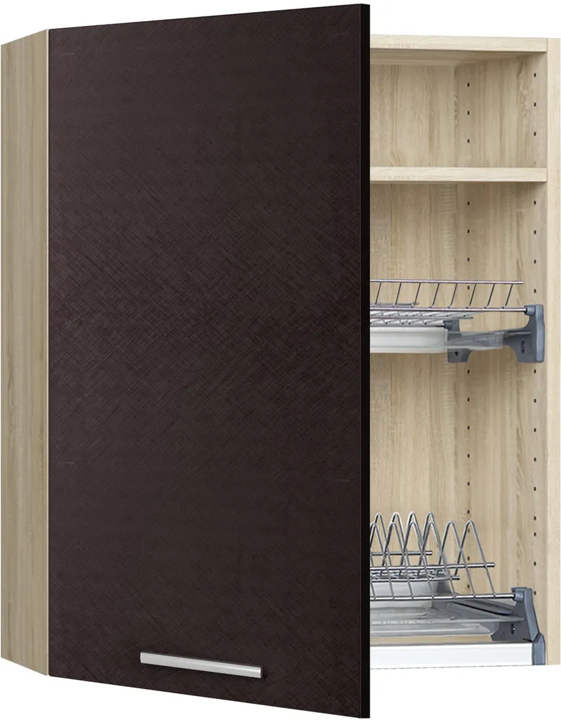 Кухонный шкаф модульной системы BlanKit G60.1.D Sonoma+BrushBronze.M369