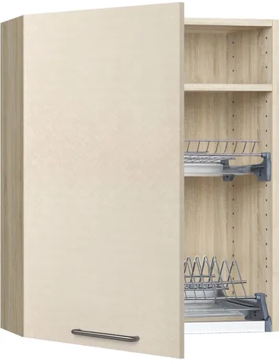 Кухонный шкаф модульной системы BlanKit G60.1.D Sonoma+BrushCreamy.M273 U4