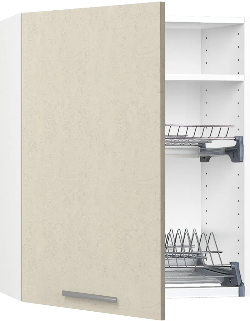 Кухонный шкаф модульной системы BlanKit G60.1.D White+CementAlmonds.M283