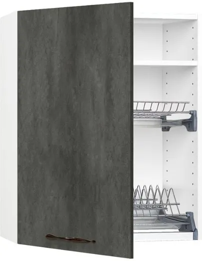 Кухонный шкаф модульной системы BlanKit G60.1.D White+CementDark.M361 M2